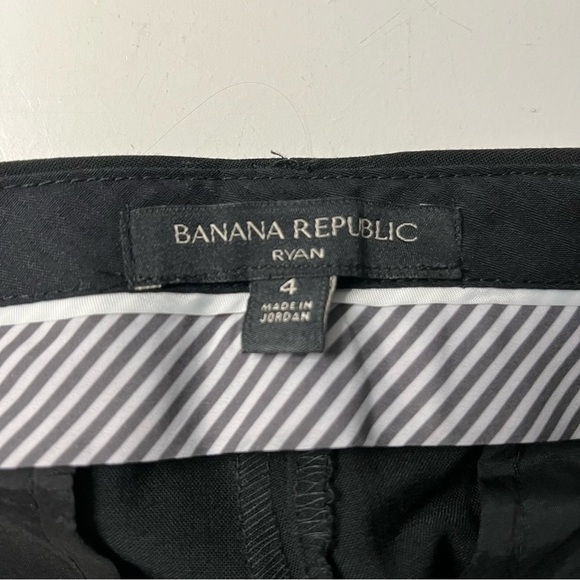 Banana Republic Wool Blend Ryan Black Trousers, size 4 - Picture 8 of 12